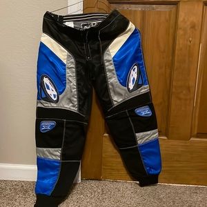 Answer tucker rocky youth blue motorcycle riding pants.